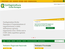 Tablet Screenshot of confagricoltura.org